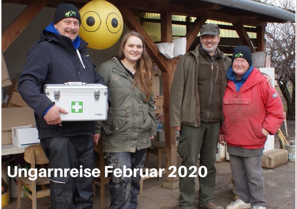 Spendenfahrt im Februar 2020 zu dem Tierheim Koborka mit dem Hundesportverein Willingen